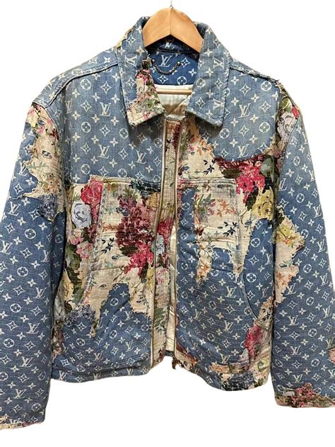 lv demin jacket|lv destroyed denim jacket.